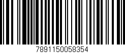 Código de barras (EAN, GTIN, SKU, ISBN): '7891150058354'