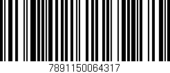 Código de barras (EAN, GTIN, SKU, ISBN): '7891150064317'