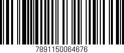 Código de barras (EAN, GTIN, SKU, ISBN): '7891150064676'