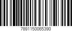 Código de barras (EAN, GTIN, SKU, ISBN): '7891150065390'