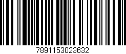 Código de barras (EAN, GTIN, SKU, ISBN): '7891153023632'