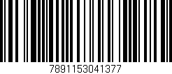 Código de barras (EAN, GTIN, SKU, ISBN): '7891153041377'