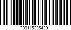 Código de barras (EAN, GTIN, SKU, ISBN): '7891153054391'