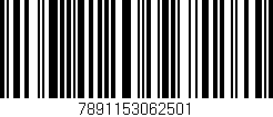 Código de barras (EAN, GTIN, SKU, ISBN): '7891153062501'