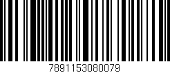 Código de barras (EAN, GTIN, SKU, ISBN): '7891153080079'