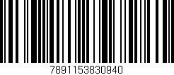 Código de barras (EAN, GTIN, SKU, ISBN): '7891153830940'