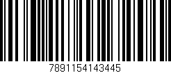 Código de barras (EAN, GTIN, SKU, ISBN): '7891154143445'