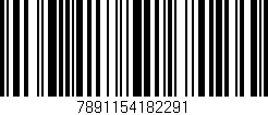 Código de barras (EAN, GTIN, SKU, ISBN): '7891154182291'