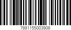 Código de barras (EAN, GTIN, SKU, ISBN): '7891155003908'
