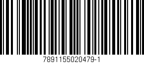 Código de barras (EAN, GTIN, SKU, ISBN): '7891155020479-1'