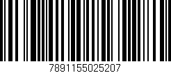 Código de barras (EAN, GTIN, SKU, ISBN): '7891155025207'