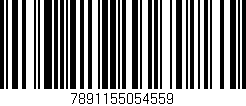 Código de barras (EAN, GTIN, SKU, ISBN): '7891155054559'