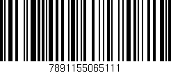 Código de barras (EAN, GTIN, SKU, ISBN): '7891155065111'