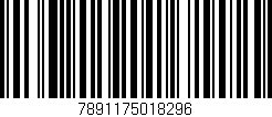 Código de barras (EAN, GTIN, SKU, ISBN): '7891175018296'