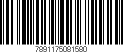 Código de barras (EAN, GTIN, SKU, ISBN): '7891175081580'