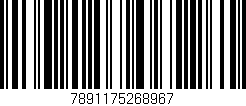 Código de barras (EAN, GTIN, SKU, ISBN): '7891175268967'