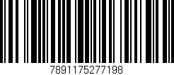 Código de barras (EAN, GTIN, SKU, ISBN): '7891175277198'