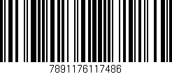 Código de barras (EAN, GTIN, SKU, ISBN): '7891176117486'