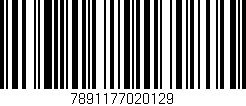 Código de barras (EAN, GTIN, SKU, ISBN): '7891177020129'