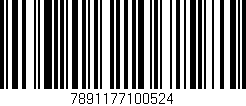 Código de barras (EAN, GTIN, SKU, ISBN): '7891177100524'
