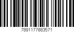 Código de barras (EAN, GTIN, SKU, ISBN): '7891177883571'