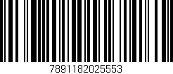 Código de barras (EAN, GTIN, SKU, ISBN): '7891182025553'