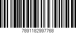 Código de barras (EAN, GTIN, SKU, ISBN): '7891182997768'