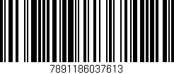 Código de barras (EAN, GTIN, SKU, ISBN): '7891186037613'