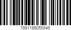 Código de barras (EAN, GTIN, SKU, ISBN): '7891186055945'