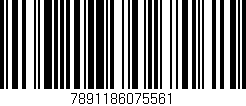 Código de barras (EAN, GTIN, SKU, ISBN): '7891186075561'