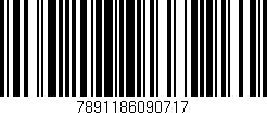 Código de barras (EAN, GTIN, SKU, ISBN): '7891186090717'