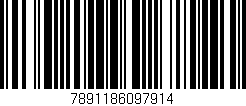 Código de barras (EAN, GTIN, SKU, ISBN): '7891186097914'