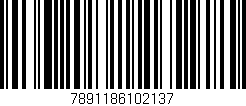 Código de barras (EAN, GTIN, SKU, ISBN): '7891186102137'