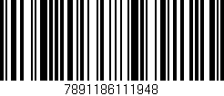 Código de barras (EAN, GTIN, SKU, ISBN): '7891186111948'