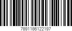 Código de barras (EAN, GTIN, SKU, ISBN): '7891186122197'