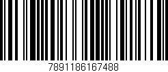 Código de barras (EAN, GTIN, SKU, ISBN): '7891186167488'