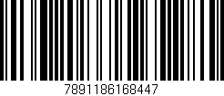 Código de barras (EAN, GTIN, SKU, ISBN): '7891186168447'