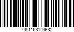 Código de barras (EAN, GTIN, SKU, ISBN): '7891186196662'