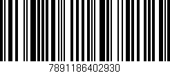 Código de barras (EAN, GTIN, SKU, ISBN): '7891186402930'