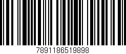 Código de barras (EAN, GTIN, SKU, ISBN): '7891186519898'