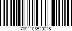 Código de barras (EAN, GTIN, SKU, ISBN): '7891186520375'