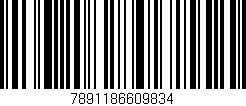 Código de barras (EAN, GTIN, SKU, ISBN): '7891186609834'
