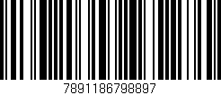 Código de barras (EAN, GTIN, SKU, ISBN): '7891186798897'