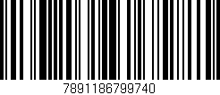 Código de barras (EAN, GTIN, SKU, ISBN): '7891186799740'