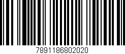 Código de barras (EAN, GTIN, SKU, ISBN): '7891186802020'