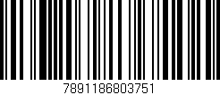 Código de barras (EAN, GTIN, SKU, ISBN): '7891186803751'