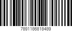 Código de barras (EAN, GTIN, SKU, ISBN): '7891186818489'