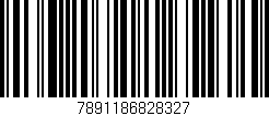 Código de barras (EAN, GTIN, SKU, ISBN): '7891186828327'