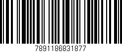 Código de barras (EAN, GTIN, SKU, ISBN): '7891186831877'