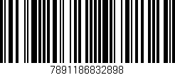Código de barras (EAN, GTIN, SKU, ISBN): '7891186832898'